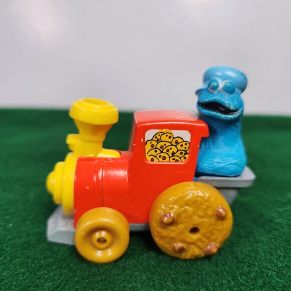 Sesame Street Muppets Die Cast Toys Vintage 80s Big Bird Oscar Cookie Monster - Picture 5 of 13